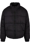 URBAN CLASSICS Herren Cropped Down Jacket (1-St) Schwarz