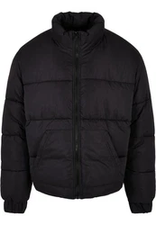 URBAN CLASSICS Herren Cropped Down Jacket (1-St) Schwarz