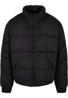 URBAN CLASSICS Herren Cropped Down Jacket (1-St) Schwarz