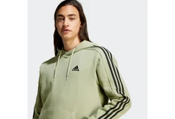adidas Sportswear Kapuzensweatshirt ESSENTIALS 3STREIFEN HOODIE Grün/Hellgrün/Neonfarben/Dunkelgrün