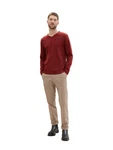 TOM TAILOR Pullover Dunkelrot/Braun/Rot/Bordeaux