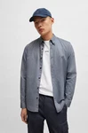 BOSS Hemd Rickert Dunkelblau/Grau/Blau/Hellblau
