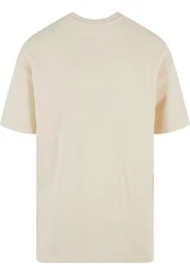URBAN CLASSICS T-Shirt Light Terry Crew Khaki/Beige/Weiß