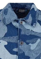 URBAN CLASSICS T-Shirt Urban Classics Laser Camo Printed Boxy Shirt Laser Camo