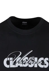 URBAN CLASSICS T-Shirt UC Cursive Bold Logo Heavy Oversized Tee Schwarz/Grau/Rosa/Dunkelrot/Rot