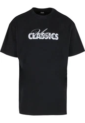 URBAN CLASSICS T-Shirt UC Cursive Bold Logo Heavy Oversized Tee Schwarz/Grau/Rosa/Dunkelrot/Rot