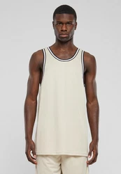 URBAN CLASSICS Herren Mesh Tanktop Khaki/Beige/Dunkelblau/Braun