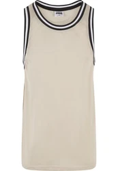 URBAN CLASSICS Herren Mesh Tanktop Khaki/Beige/Dunkelblau/Braun