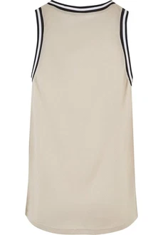 URBAN CLASSICS Herren Mesh Tanktop Khaki/Beige/Dunkelblau/Braun