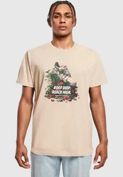 MisterTee T-Shirt Root Deep Tee Khaki/Beige/Braun