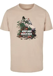 MisterTee T-Shirt Root Deep Tee Khaki/Beige/Braun