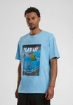 Upscale by Mister Tee T-Shirt PlayLit Heavy Oversize Tee Hellblau/Blau
