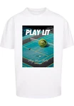 Upscale by Mister Tee T-Shirt PlayLit Heavy Oversize Tee Blau/Weiß