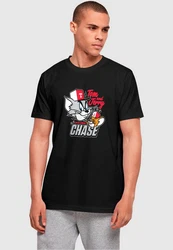 ABSOLUTE CULT T-Shirt Tom and Jerry Chase Silber/Grau/Rot/Dunkelrot