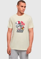 ABSOLUTE CULT T-Shirt Tom and Jerry Chase Creme/Silber/Grau/Dunkelrot/Beige/Rot