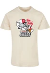 ABSOLUTE CULT T-Shirt Tom and Jerry Chase Creme/Silber/Grau/Dunkelrot/Beige/Rot