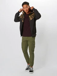 iriedaily T-Shirt Iriedaily Chestflag Dunkelrot/Bordeaux/Lila