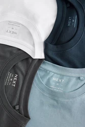 Next Bandeau-Bikini-Top T-Shirts (4er-Pack) Grau/Blau/Hellblau