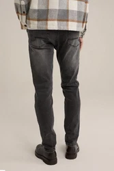 WE Fashion Slim-fit Jeans Dunkelgrau/Grau/Hellgrau/Schwarz/Khaki