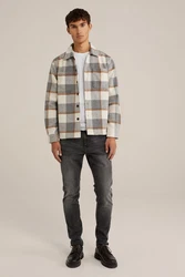 WE Fashion Slim-fit Jeans Dunkelgrau/Grau/Hellgrau/Schwarz/Khaki