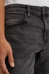 WE Fashion Slim-fit Jeans Dunkelgrau/Grau/Hellgrau/Schwarz/Khaki