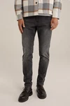 WE Fashion Slim-fit Jeans Dunkelgrau/Grau/Hellgrau/Schwarz/Khaki