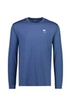 Mons Royale Langarmshirt M Icon Long-sleeve Herren Blau/Dunkelblau/Hellblau