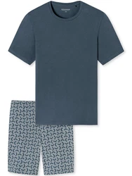 Schiesser Pyjama Rundhals Casual Essentials 
