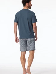 Schiesser Pyjama Rundhals Casual Essentials 