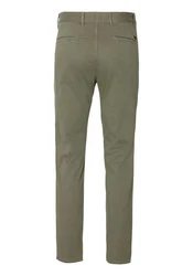 BOSS ORANGE Chinos Chino Slim Dunkelgrün/Khaki
