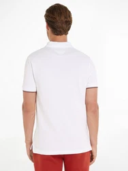 Tommy Hilfiger Poloshirt TOMMY FLAG TIPPED REG POLO Weiß/Creme