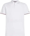 Tommy Hilfiger Poloshirt TOMMY FLAG TIPPED REG POLO Weiß/Creme