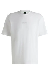 BOSS GREEN T-Shirt Tee 10 mit Rundhalsausschnitt weiß