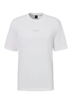 BOSS GREEN T-Shirt Tee 10 mit Rundhalsausschnitt weiß
