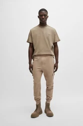 BOSS ORANGE T-Shirt Te_Denim Khaki/Braun/Grau/Beige
