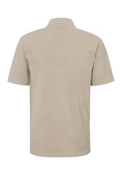 BOSS ORANGE Poloshirt Pe__Dye mit Polokragen Khaki/Braun/Beige