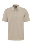 BOSS ORANGE Poloshirt Pe__Dye mit Polokragen Khaki/Braun/Beige