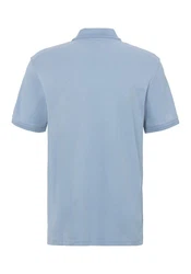 BOSS Poloshirt Pe_Interlock mit Polokragen Hellblau/Blau/Grau