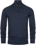 Indicode Troyer Pullover Ancona Dunkelblau/Blau