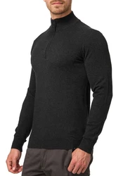 Indicode Troyer Pullover Ancona Dunkelgrau/Grau