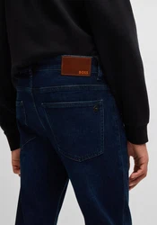 BOSS ORANGE Slim-fit Jeans DELAWARE BO Dunkelblau/Blau