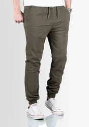 Alessandro Salvarini Chinohose ASGenteliio Khaki/Dunkelgrün