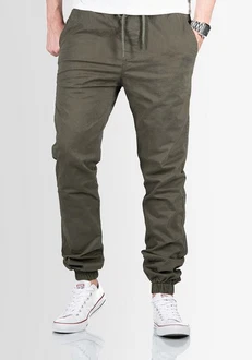 Alessandro Salvarini Chinohose ASGenteliio Khaki/Dunkelgrün