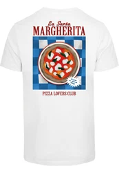 MisterTee T-Shirt Pizza Lovers Club Tee Dunkelrot/Rot/Bordeaux/Rosa/Weiß