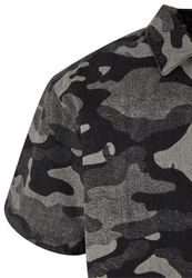 URBAN CLASSICS T-Shirt Urban Classics Laser Camo Printed Boxy Shirt Laser Camo