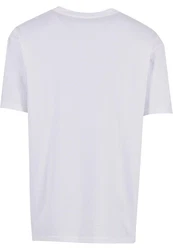 URBAN CLASSICS T-Shirt UC Cursive Bold Logo Heavy Oversized Tee Dunkelrot/Grau/Weiß/Rosa