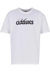 URBAN CLASSICS T-Shirt UC Cursive Bold Logo Heavy Oversized Tee Dunkelrot/Grau/Weiß/Rosa