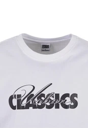 URBAN CLASSICS T-Shirt UC Cursive Bold Logo Heavy Oversized Tee Dunkelrot/Grau/Weiß/Rosa