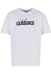 URBAN CLASSICS T-Shirt UC Cursive Bold Logo Heavy Oversized Tee Dunkelrot/Grau/Weiß/Rosa