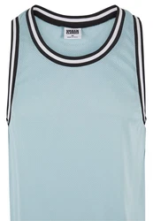 URBAN CLASSICS Herren Mesh Tanktop Blau/Hellblau